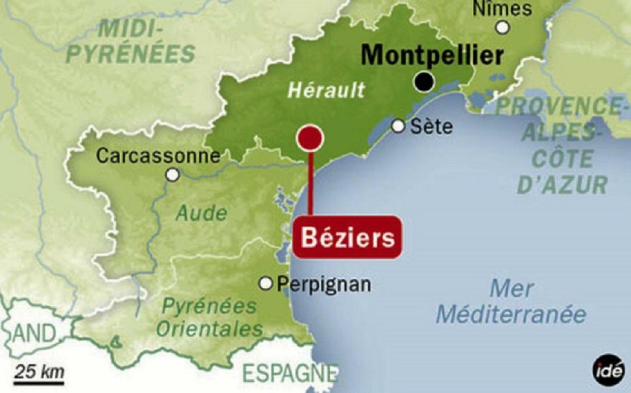 Beziers Studio Terrasse מראה חיצוני תמונה